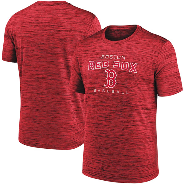 Men's Boston Red Sox Red Velocity Practice Performance T-Shirt